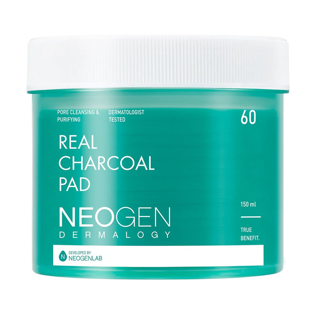 

Пади для обличчя Neogen Dermalogy Real Charcoal Pad з вугіллям, 150 мл, 60 шт