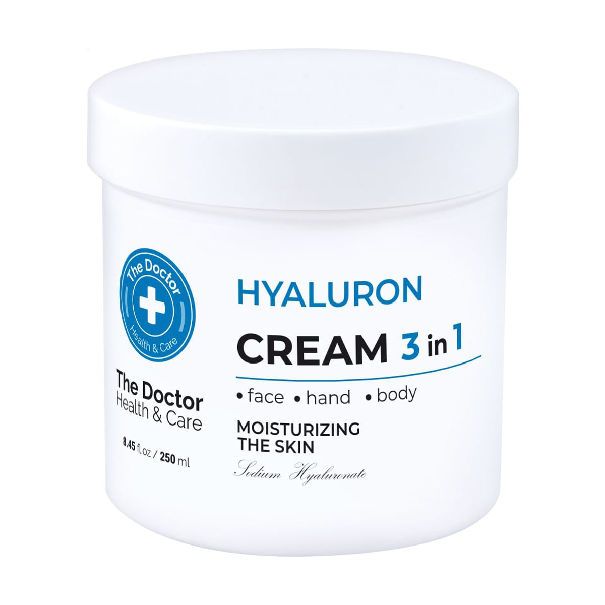 

Крем для обличчя, тіла та рук The Doctor Health & Care Hyaluron Cream 3 in 1, 250 мл
