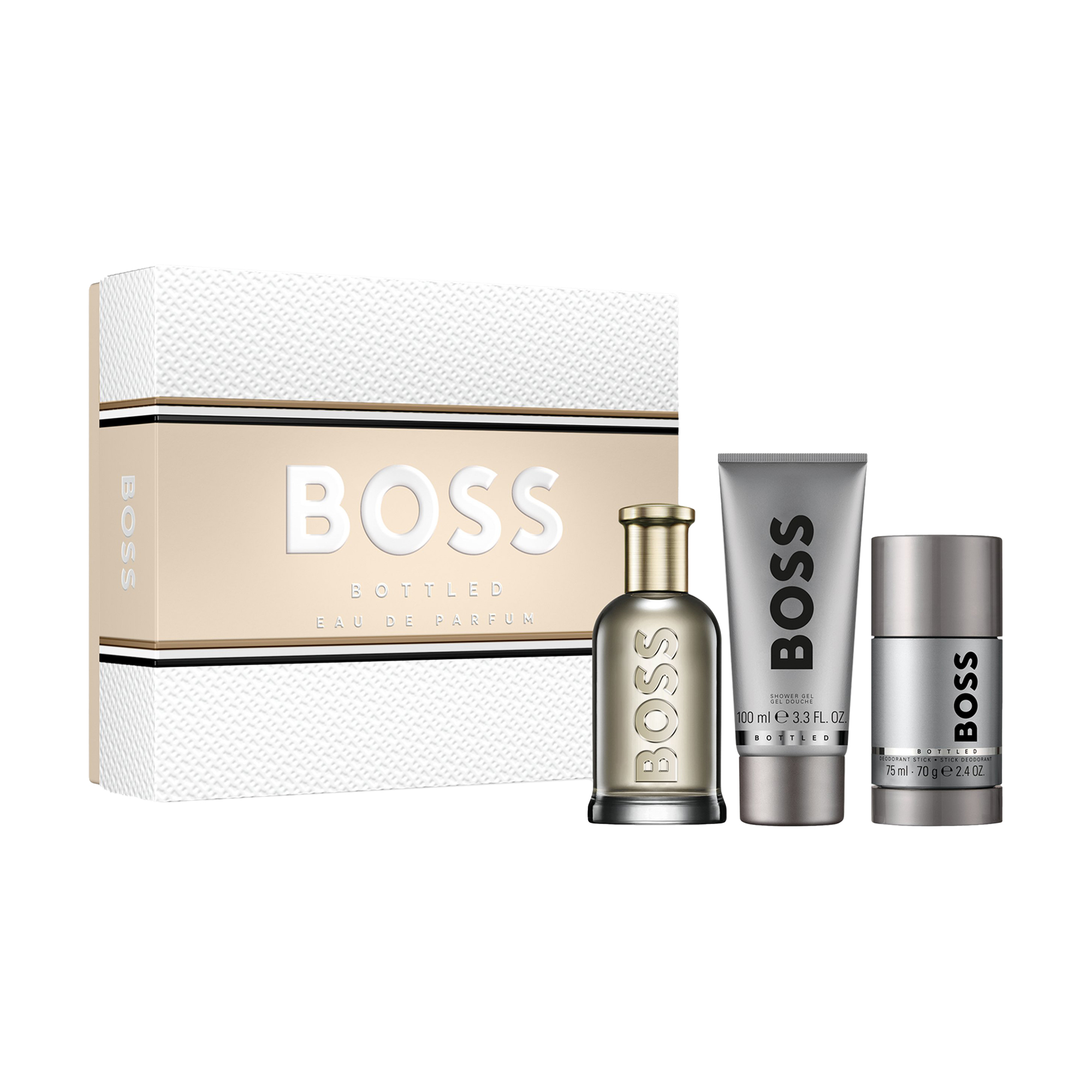 

Парфумований набір чоловічий Hugo Boss Bottled Giftset (парфумована вода, 100 мл + гель для душу, 100 мл + дезодорант, 75 мл)