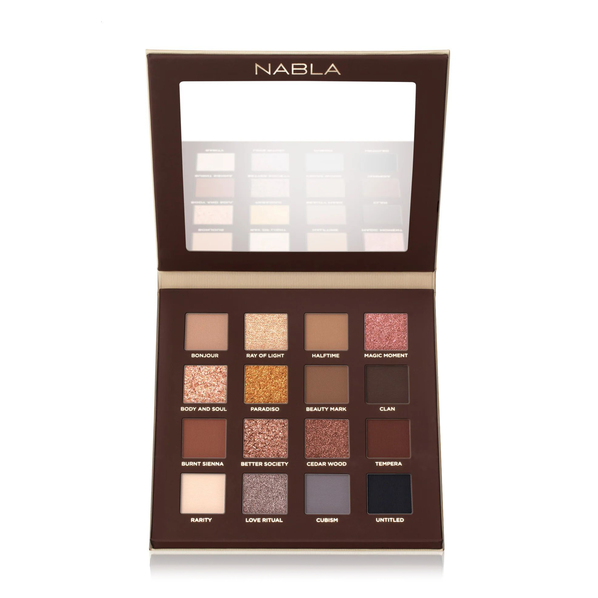 

Палетка тіней для повік NABLA Side By Side Nude Palette, 12.2 г