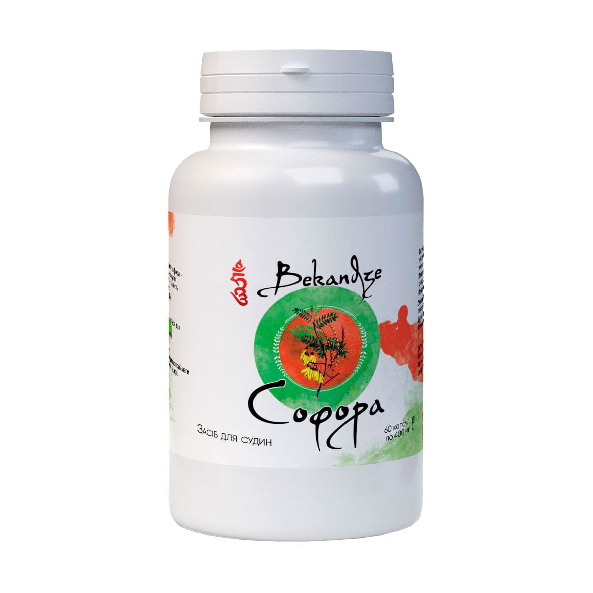 

Софора Bekandze, 400 мг, 60 капсул