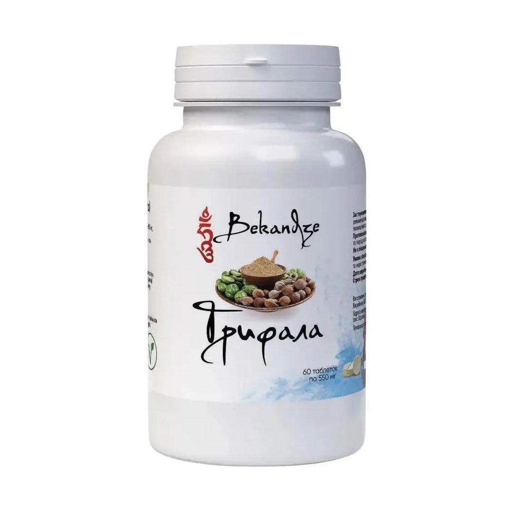 

Трифала Bekandze, 550 мг, 60 таблеток