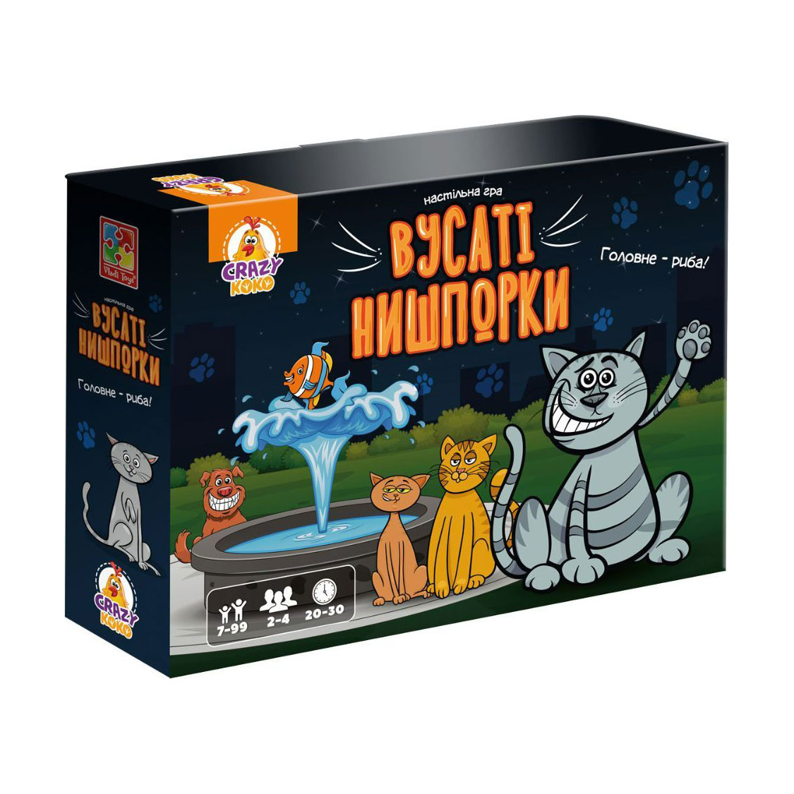 

Настільна маршрутна гра Vladi Toys Вусаті нишпорки, 27 деталей, від 7 років (VT8055-44)