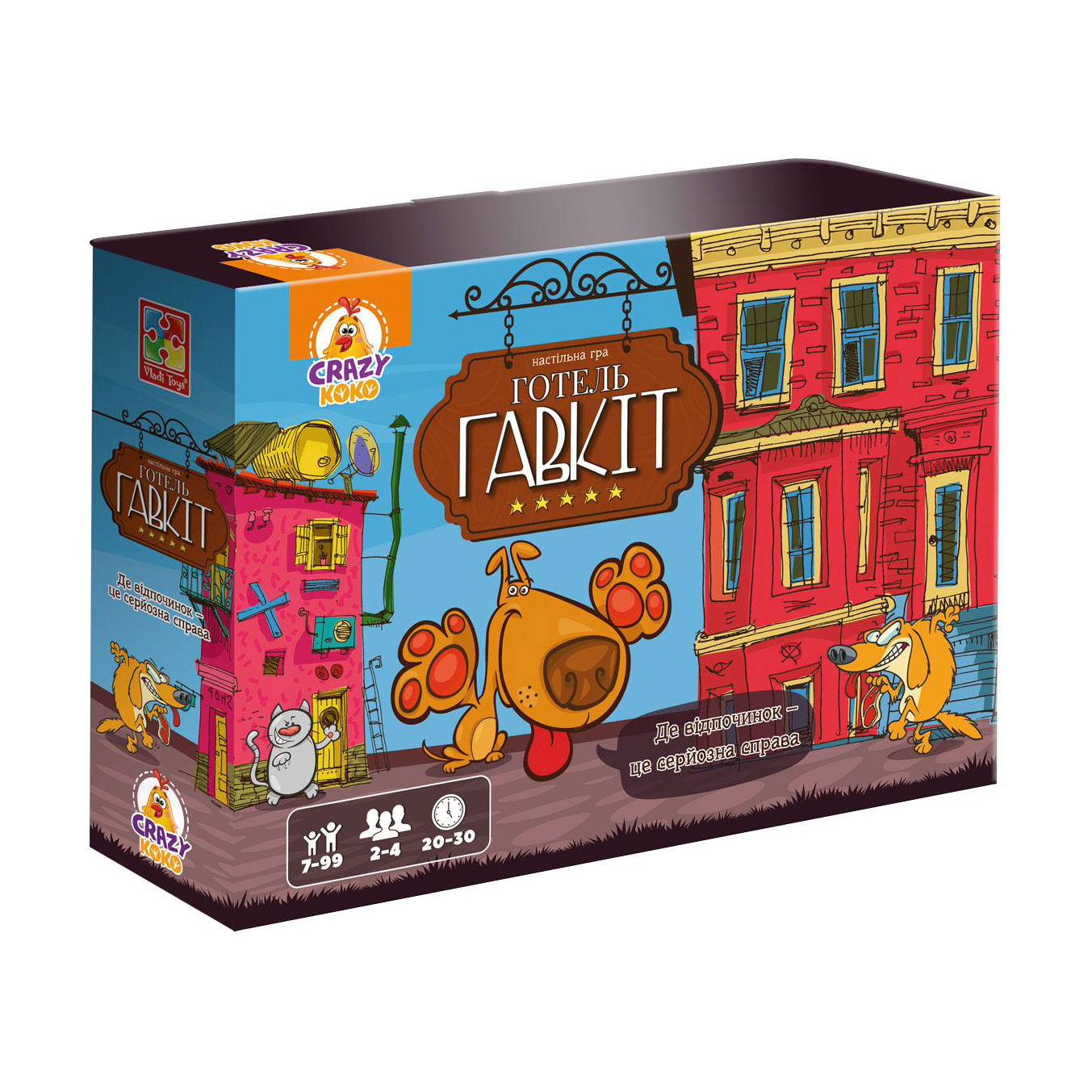 

Настільна розважальна гра Vladi Toys Готель Гавкіт, 129 деталей, від 7 років (VT8055-43)