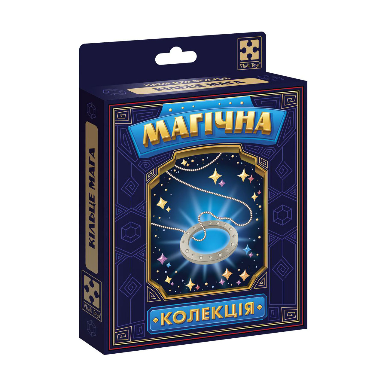 

Настільна гра Набір для фокусів Vladi Toys Магічна колекція Кільце мага, 3 елементи, від 8 років (VT6012-06)