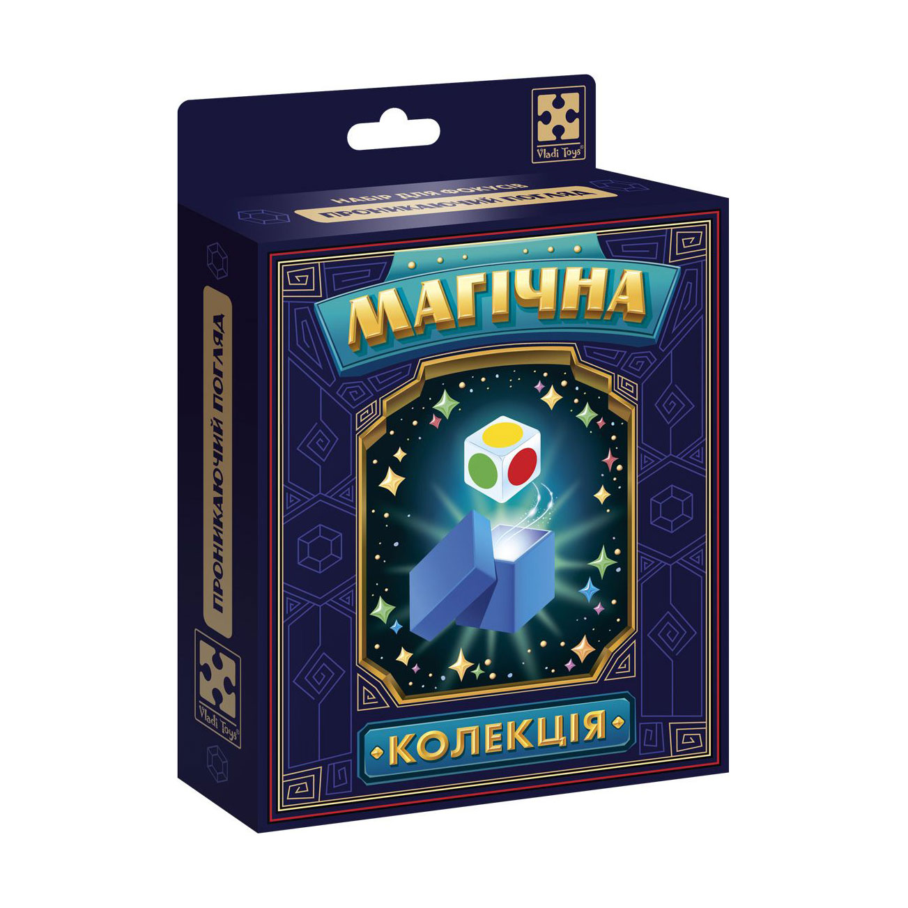 

Настільна гра Набір для фокусів Vladi Toys Магічна колекція Проникаючий погляд, 3 елементи, від 8 років (VT6012-04)