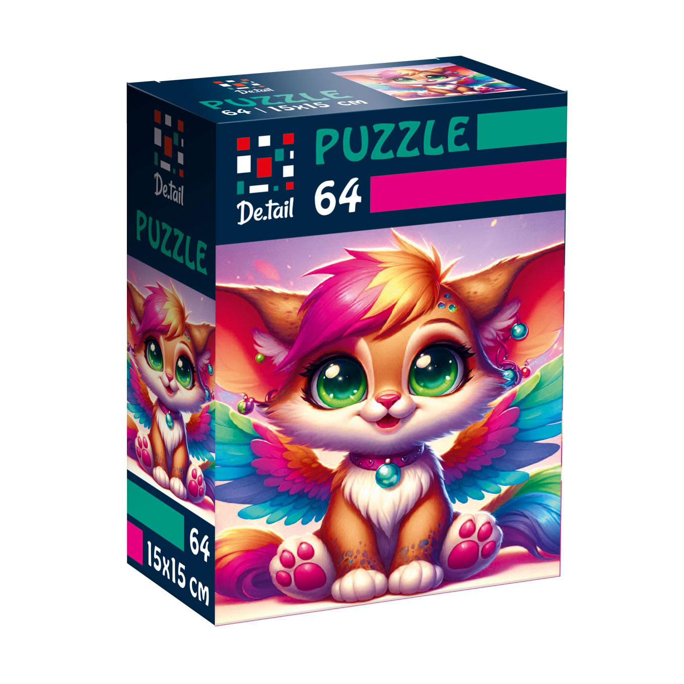 

Пазли De.tail Крилате лисеня, 15*15 см, 64 деталі, від 5 років (DT1234-03)