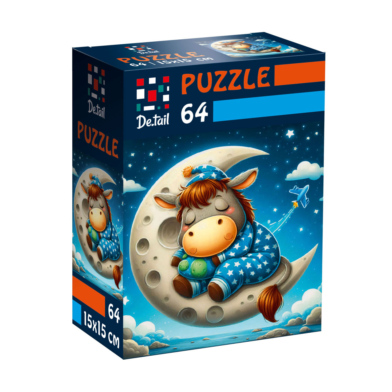 

Пазли De.tail Сонний поні, 15*15 см, 64 деталі, від 5 років (DT1234-06)