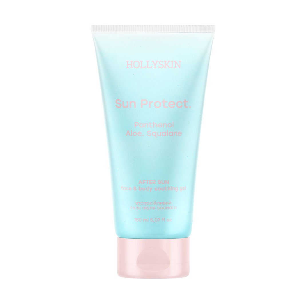 

Заспокійливий гель після засмаги Hollyskin Sun Protect After Sun Face & Body Soothing Gel з алое вера та пантенолом, 150 мл