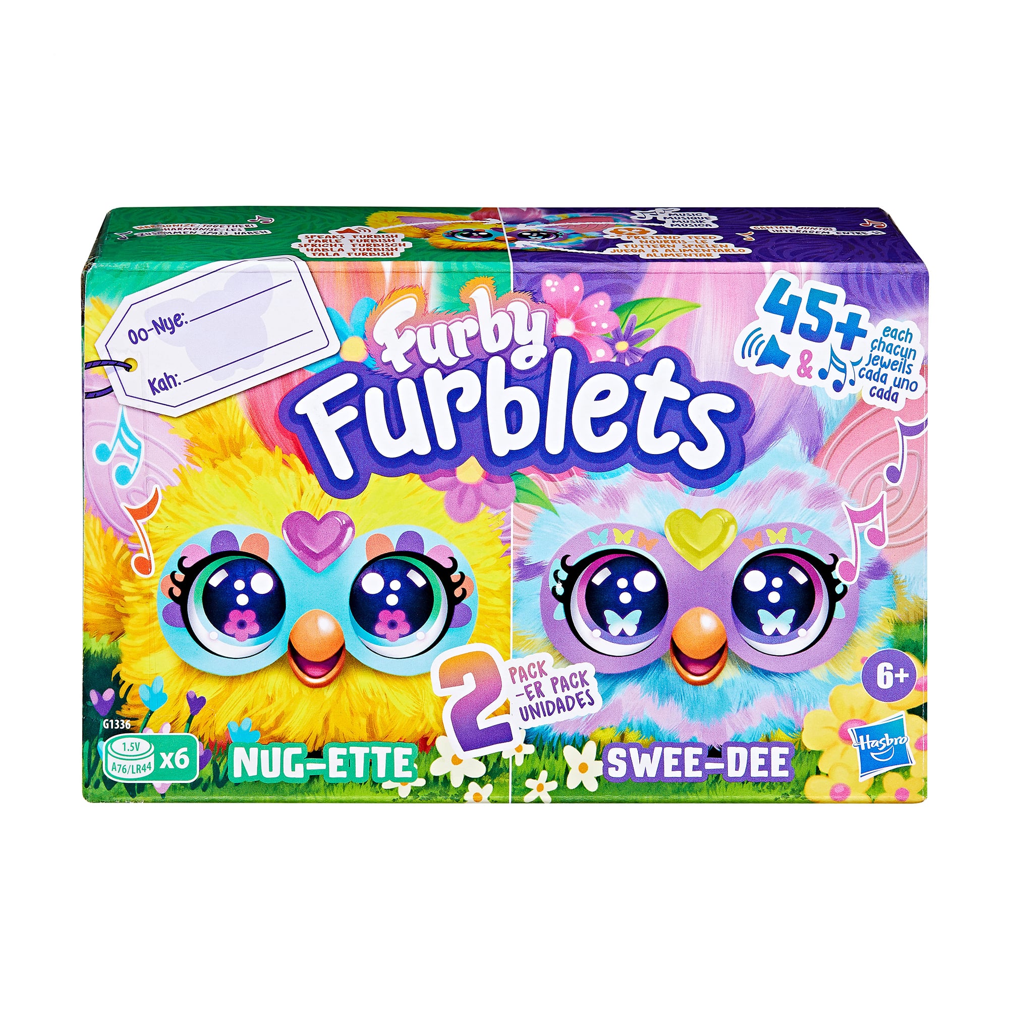 

Інтерактивна іграшка Furby Interactive Plush Spring Furblets, від 6 років, 2 шт (G1336)