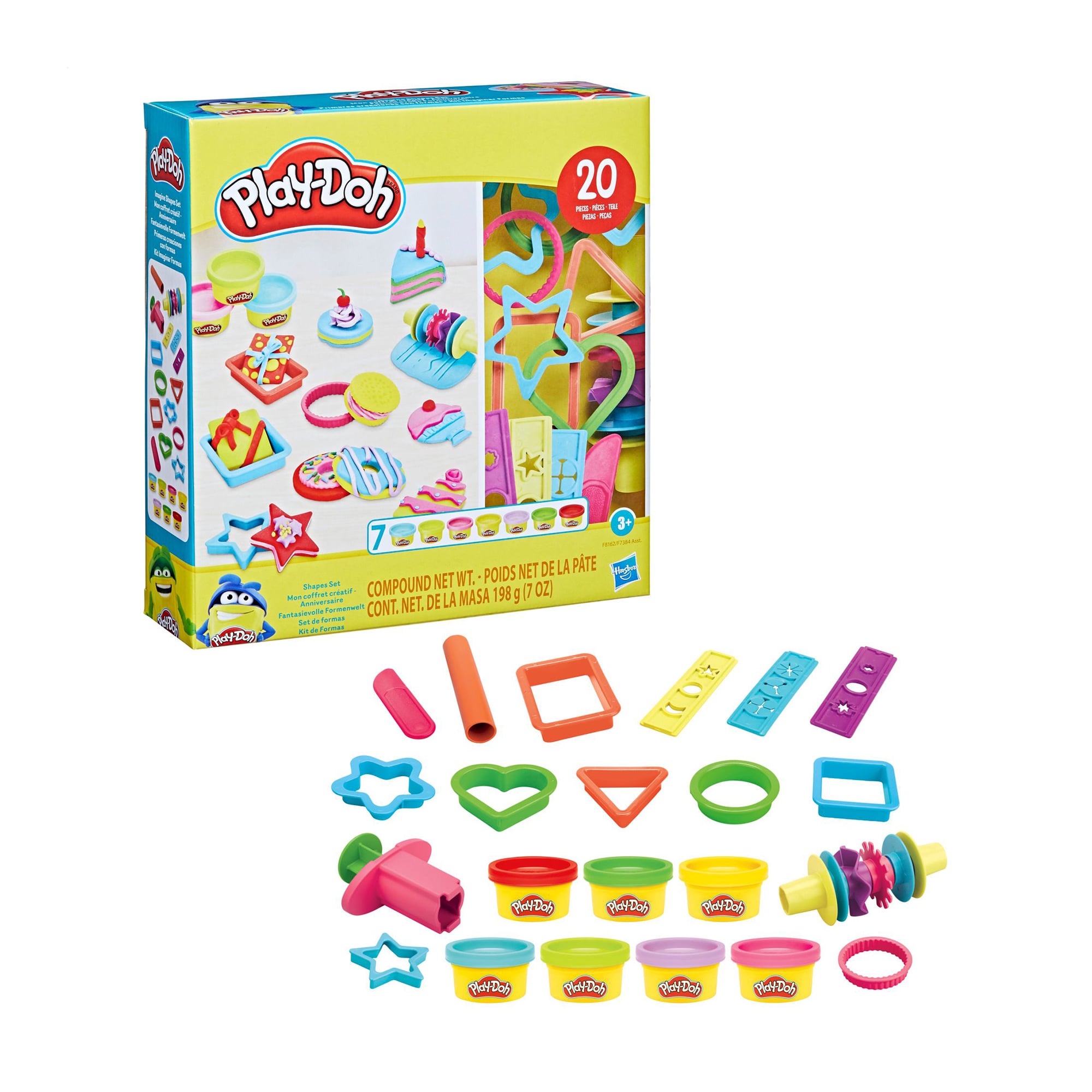 

Набір для творчості Play-Doh Imagine Shapes Set, від 3 років (F7384/F8162)