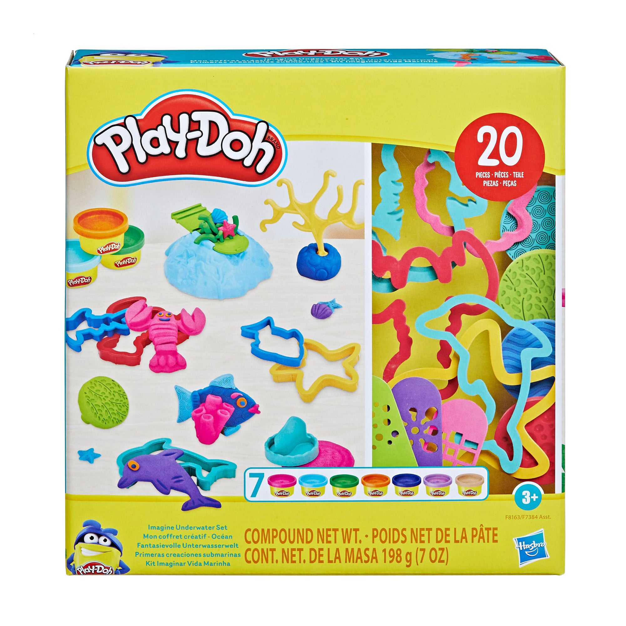 

Набір для творчості Play-Doh Imagine Underwater Set, від 3 років (F7384/F8163)