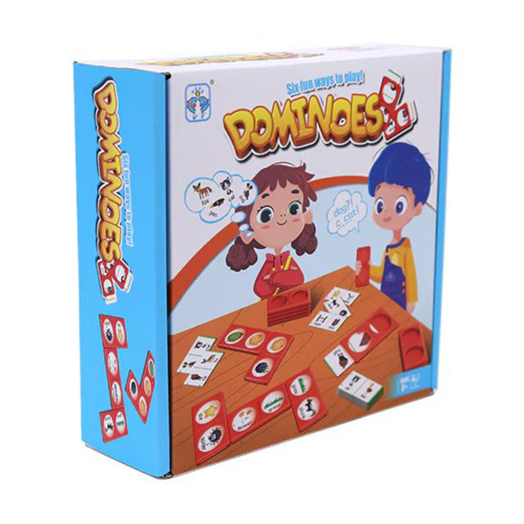 

Настільна гра TOYS DF Доміно, 22.6*21.1*7.5 см (25ANI011)