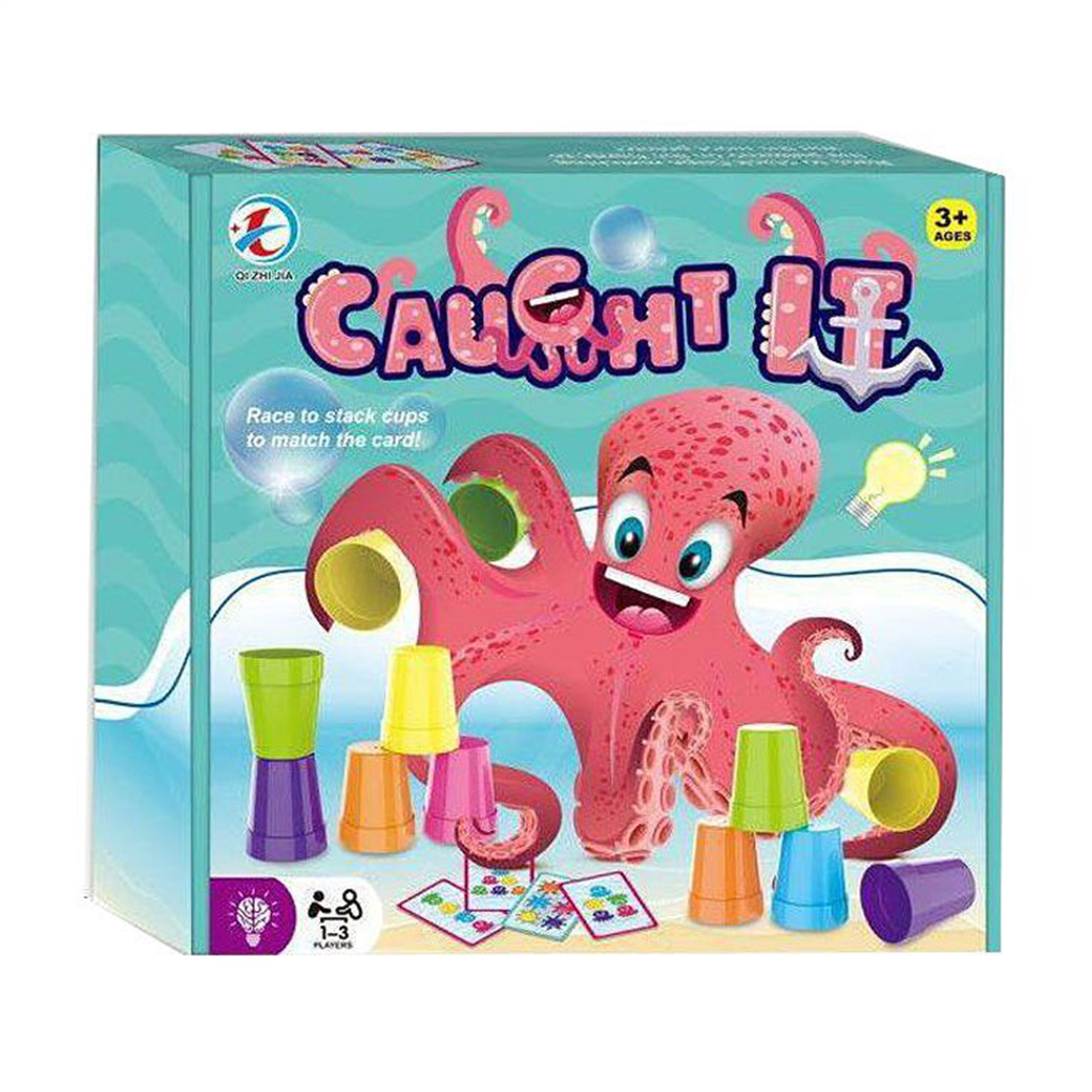 

Настільна гра QI ZHI JIA Щупальця восьминога, від 6 років, 26.5*25.4*5.5 см (25ANI014)