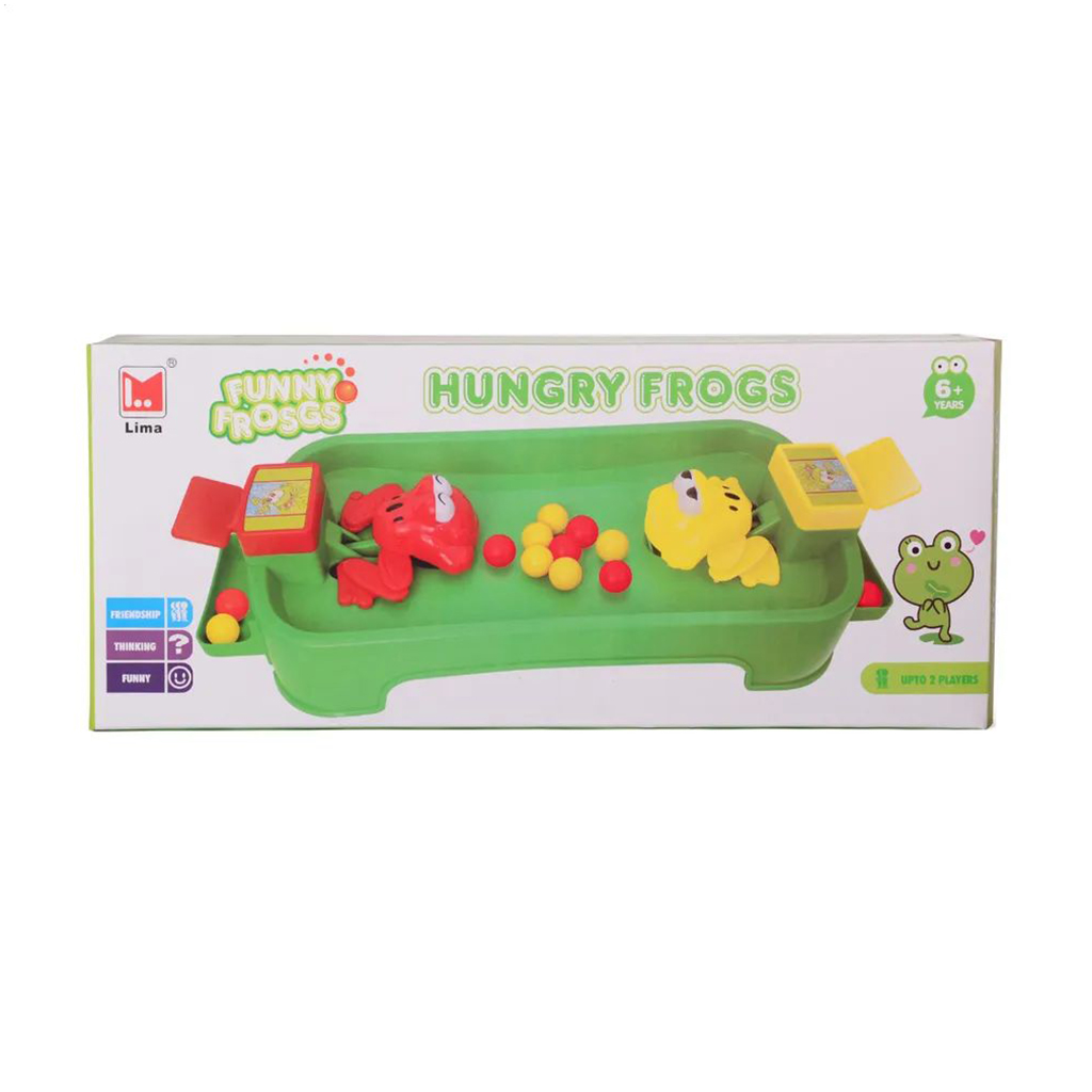 

Уцінка! Настільна гра HAIZHOU Голодне жабеня, від 6 років, 36.3*15.2*7.2 см (25ANI019)