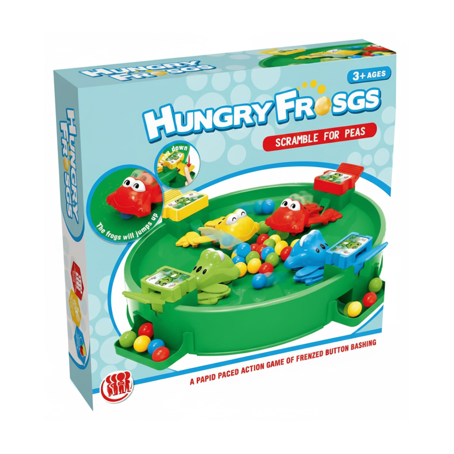 

Уцінка! Настільна гра HAIZHOU Нагодуй жабеня, від 3 років, 31.5*30.5*7.2 см (25ANI020)