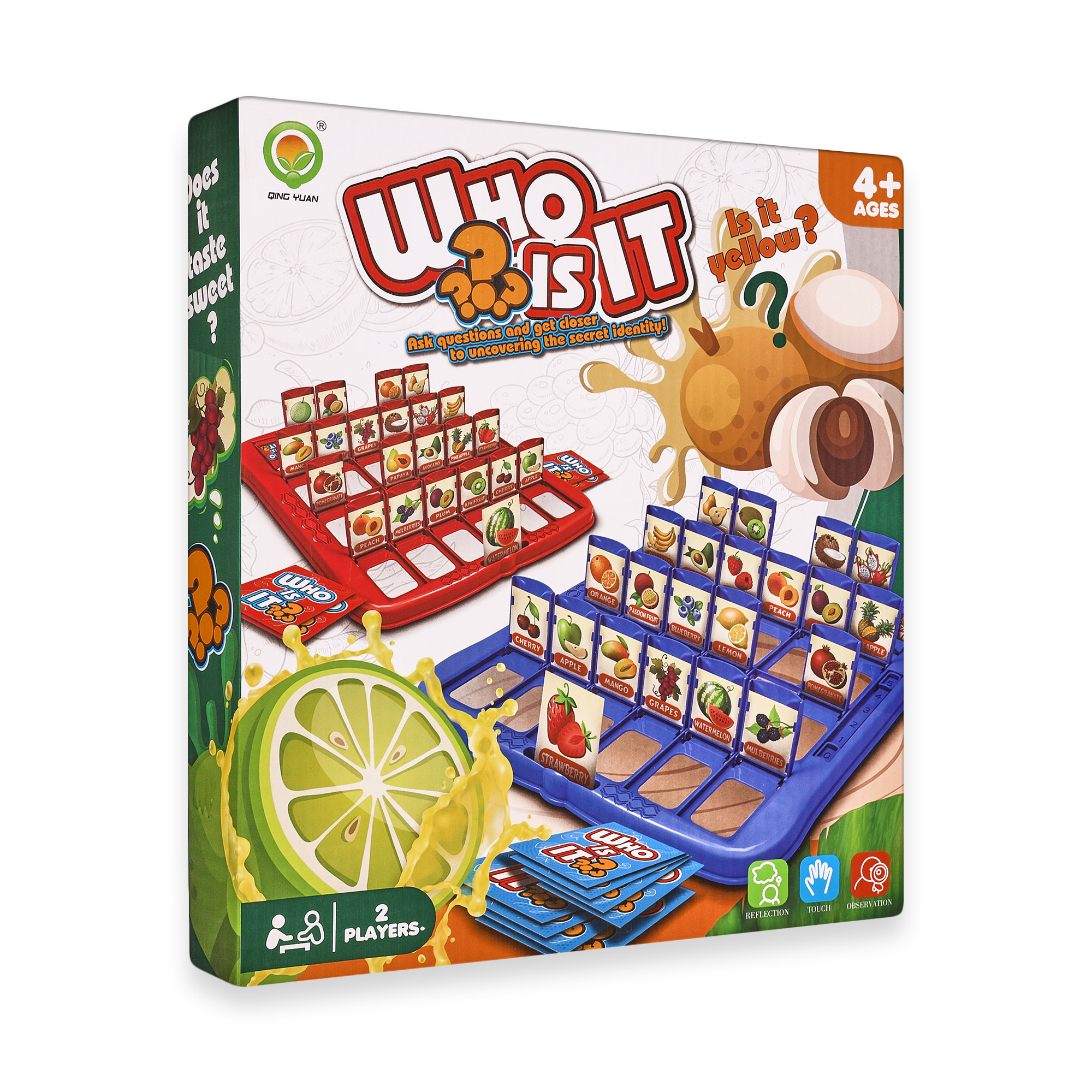 

Уцінка! Настільна гра QING YUAN Дізнайся, хто я серед овочів, від 4 років, 25*5*27 см (25ANI021)