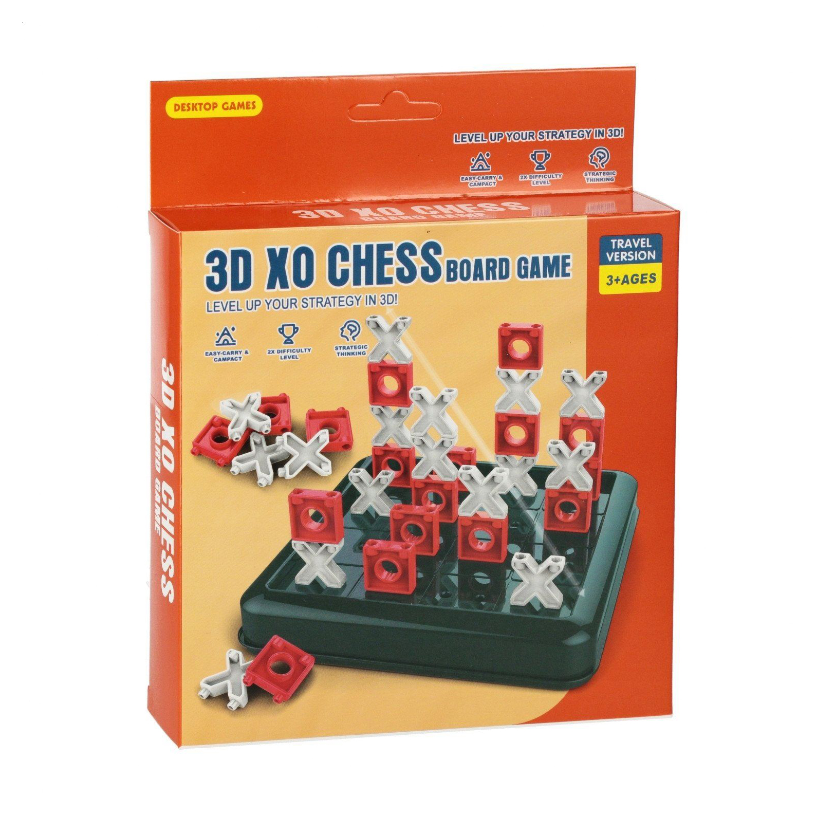 

Настільна гра TOYRA Хрестик проти Нулика 3D, від 3 років, 15.8*19.8*3.5 см (25ANI024)