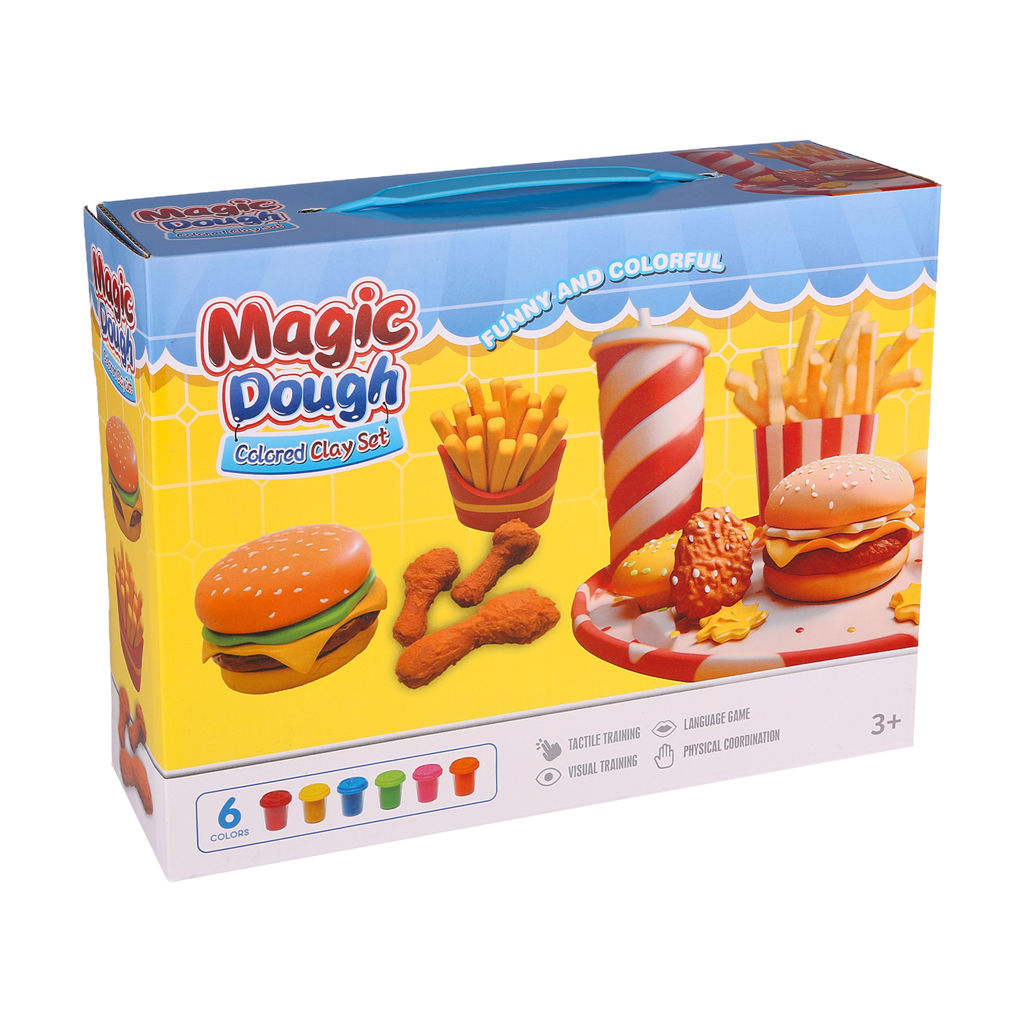 

Набір для ліплення TOYRA Фастфуд, від 3 років, 20*7*28 см (8363)