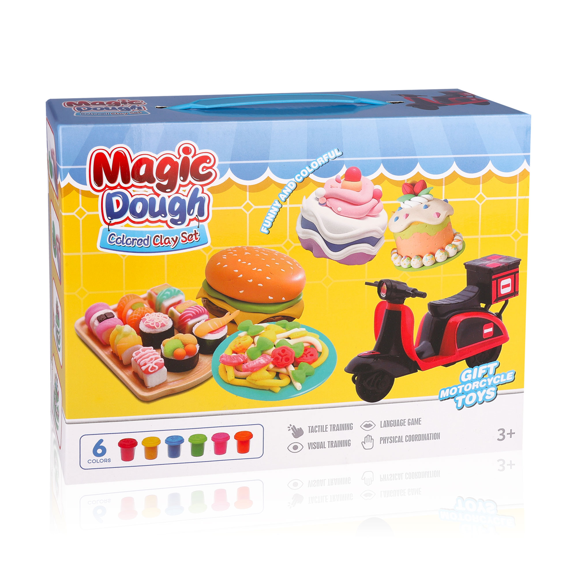 

Набір для ліплення TOYRA Смачна доставка, від 3 років, 20*7*26 см (8368)