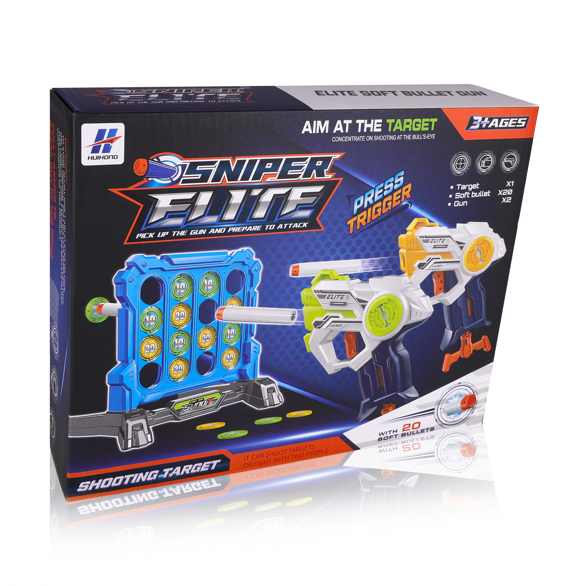 

Дитяча зброя HUIHONG Попади в ціль, від 6 років (WFM924755)