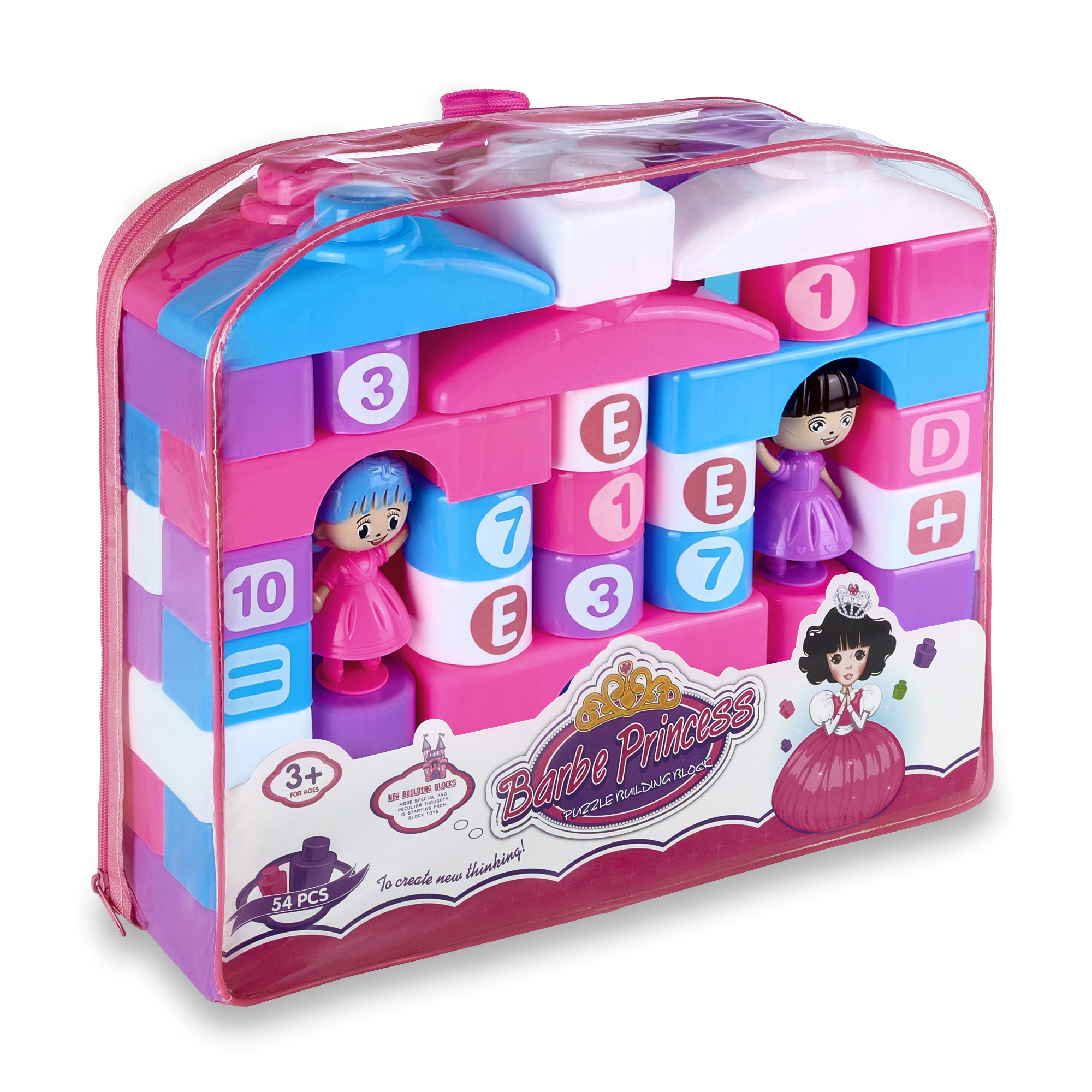 

Блоковий конструктор WEI LI DA Маленькі принцеси, від 3 років, 54 деталі (WFM921374)