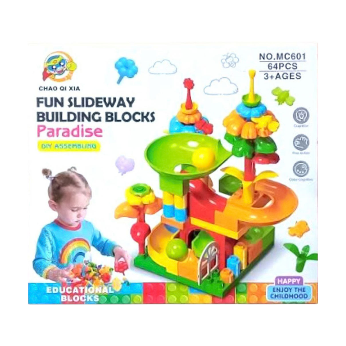 

Дитячий конструктор CHAOQIXIA Спіймай кулю, від 3 років, 64 деталі (WFM990030)