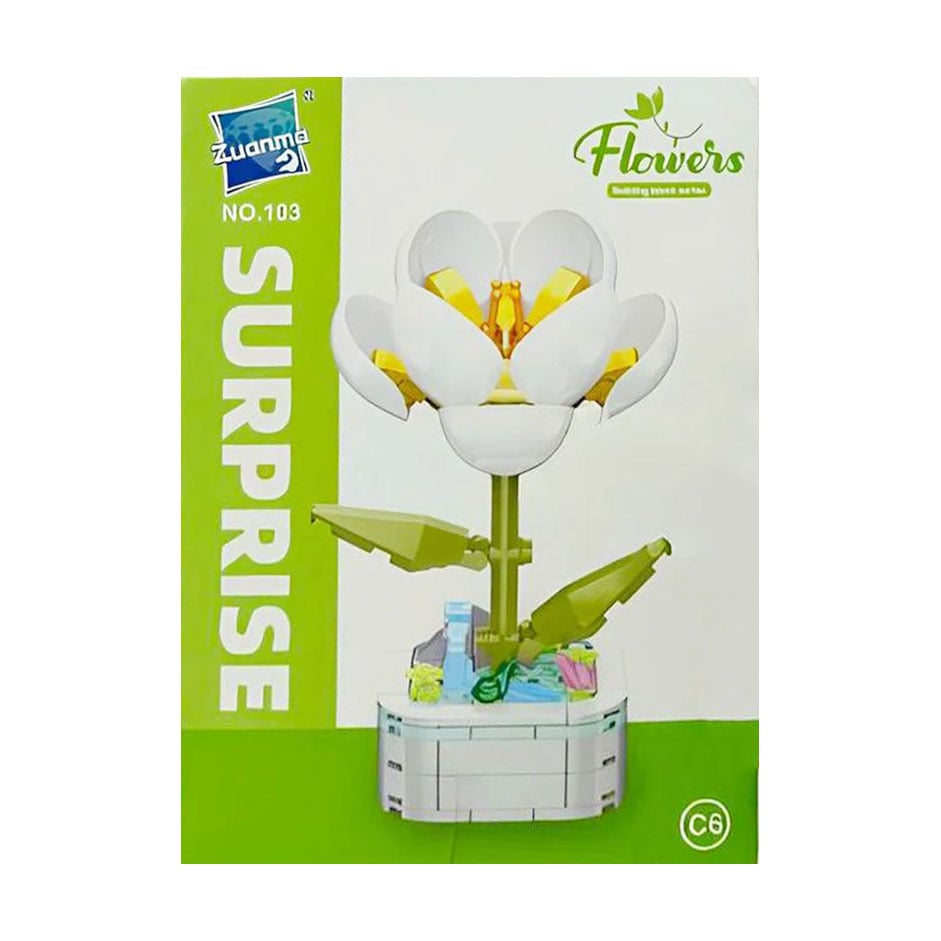 

Дитячий конструктор Zuanma Лотос, від 6 років, 123 деталі (WFM863587)