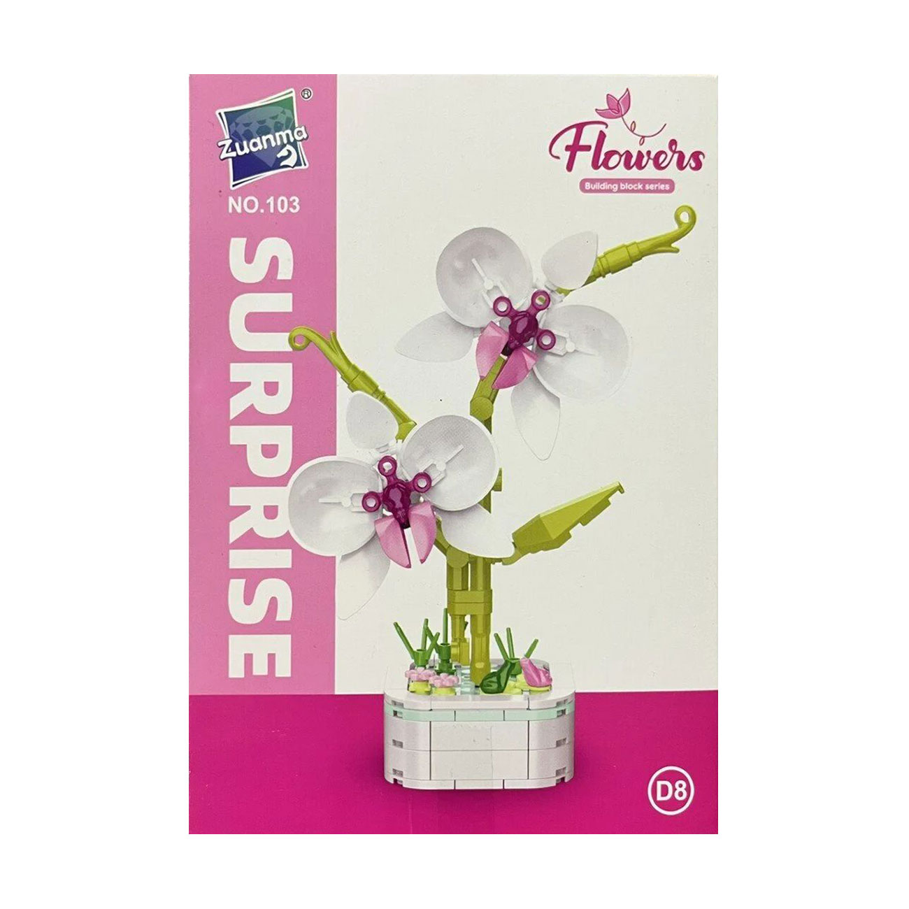 

Уцінка! Дитячий конструктор Zuanma Орхідея, від 6 років, 144 деталі (WFM863597)