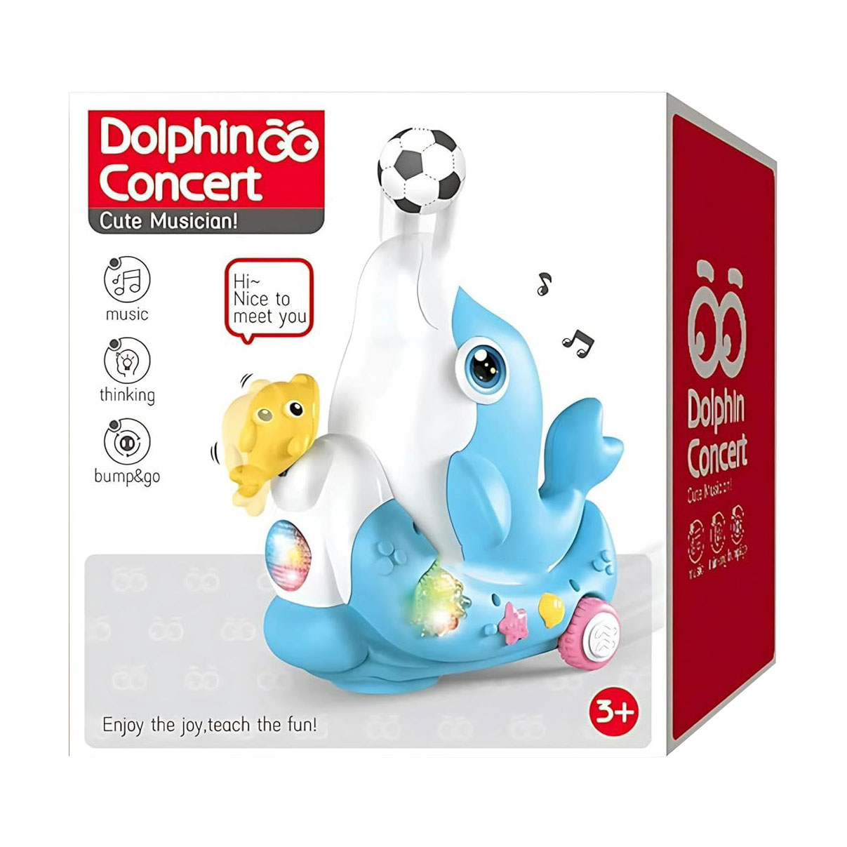 

Дитяча інтерактивна іграшка HR Ігри дельфіна, від 3 років, 16*9*17 см (WFM999122)