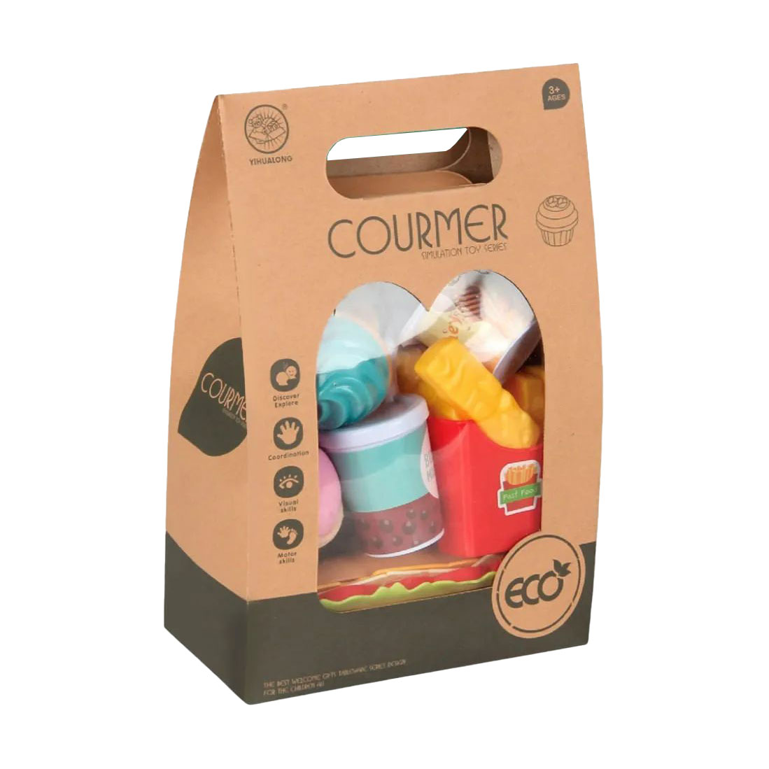 

Дитячий набір продуктів YIHUALONG Грай-смак, від 3 років, 15 деталей (WFM985136)