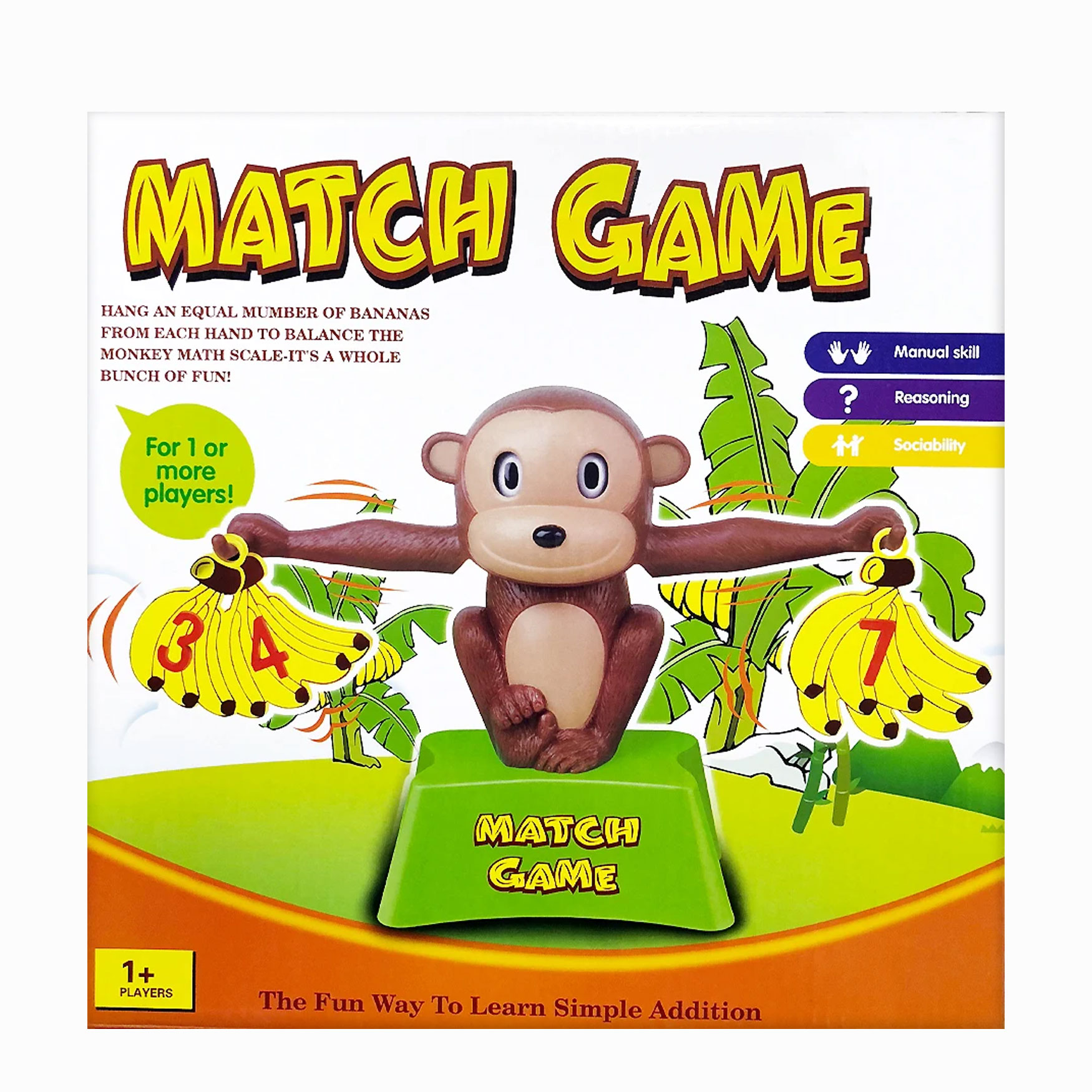 

Настільна гра 707 GAMES Задачки від мартишки, від 4 років, 26.5*26.5*8.8 см (25ANI040)