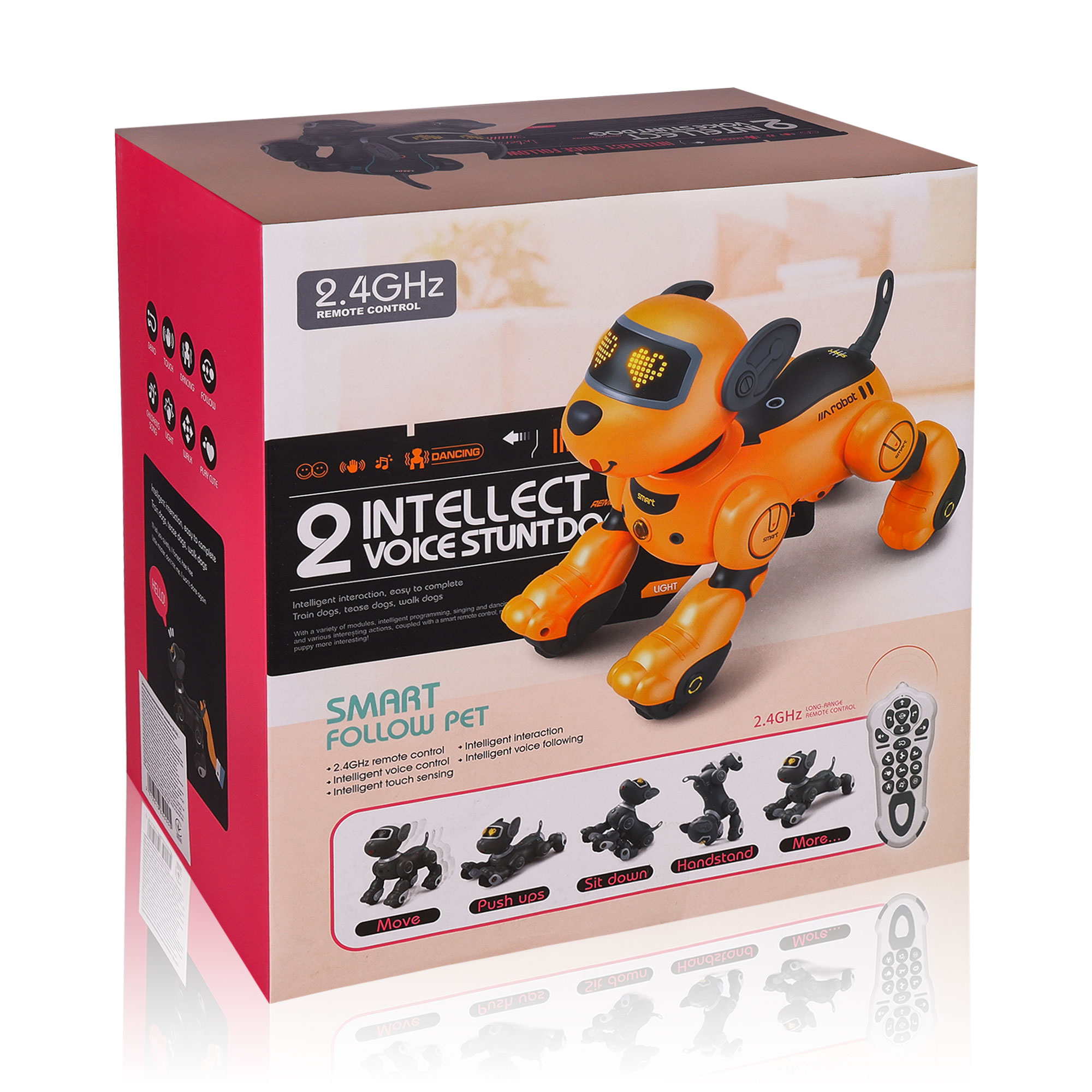 

Дитяча іграшка на радіокеруванні TOYRA Робот розумний пес, від 3 років, 23*1*20 см (BG1536)