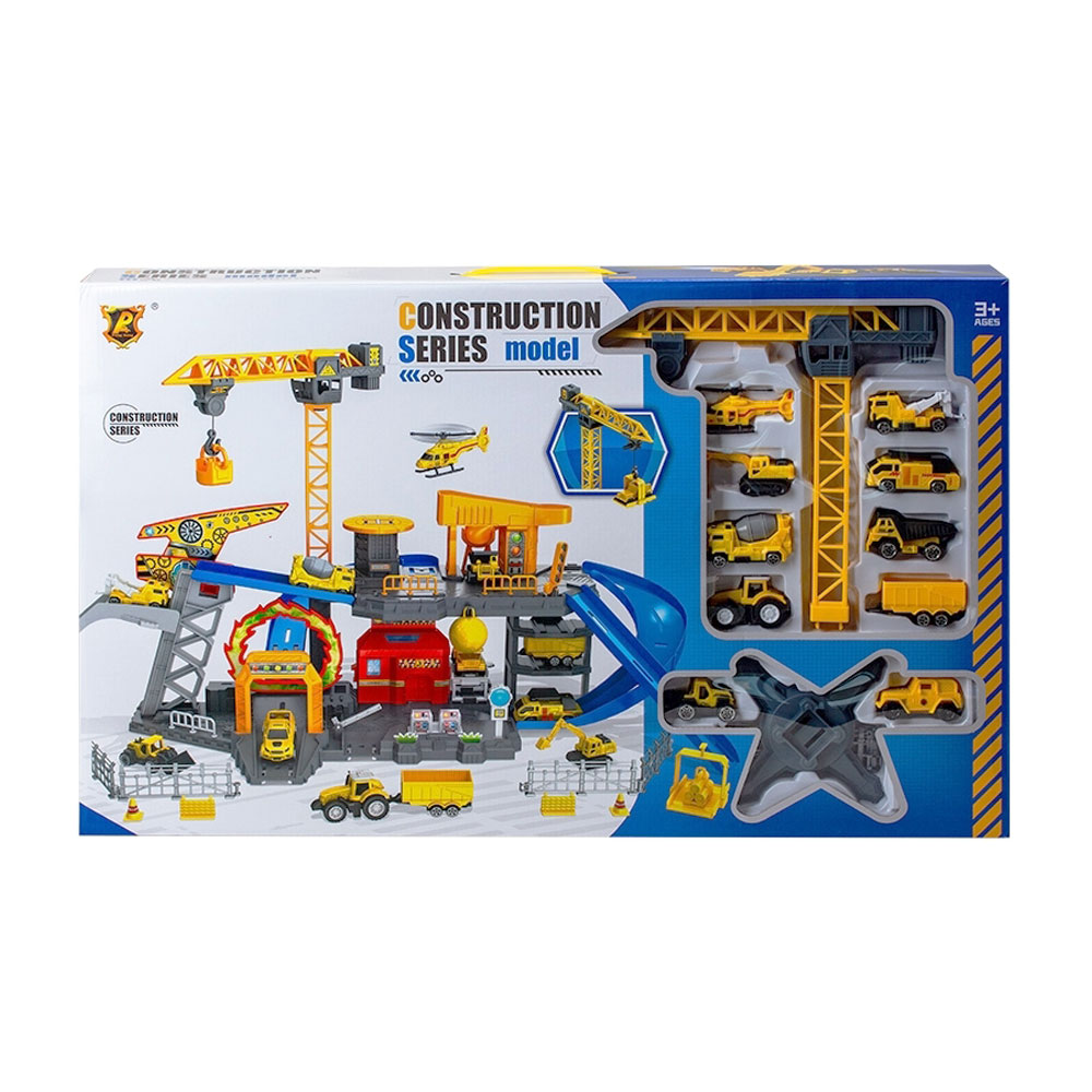 

Дитяча іграшка Peng Rong Паркінг з машинками Будівельна техніка, від 3 років, 72*44*9.5 см (P928-A)