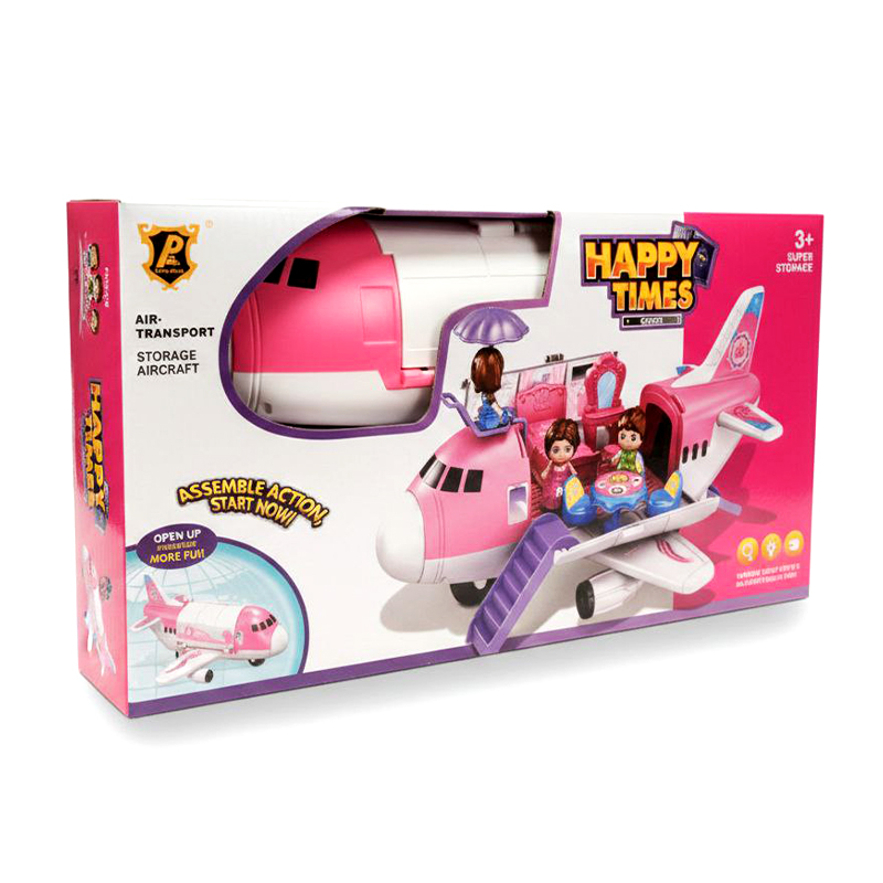 

Дитяча іграшка Peng Rong Літак з ляльками, від 3 років, 37.4*19.5*9.8 см (T016-A)