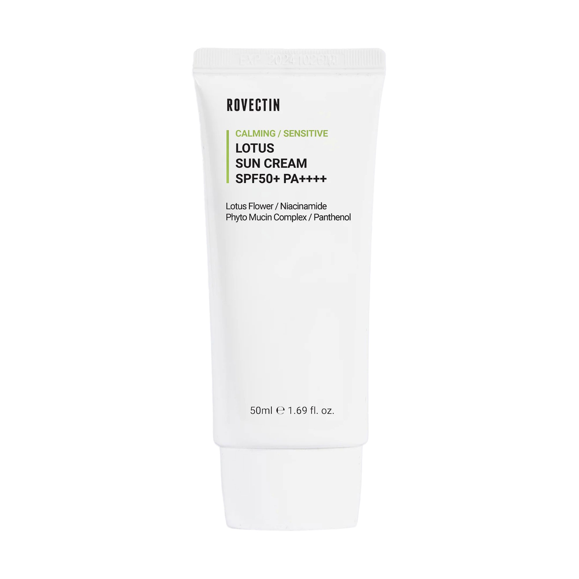 

Сонцезахисний крем для обличчя Rovectin Calming Lotus Sun Cream SPF 50+ PA++++, 50 мл