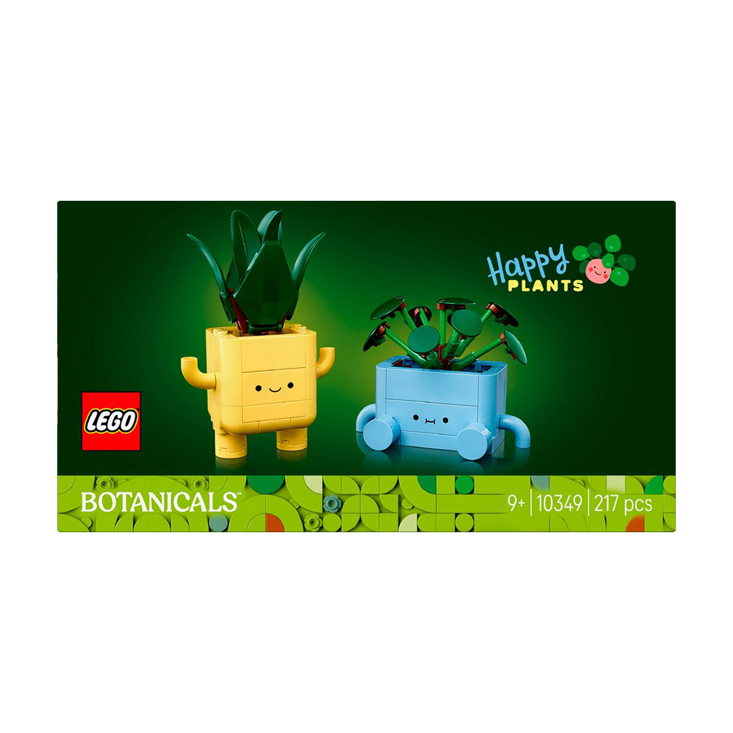 

Конструктор LEGO Botanicals Щасливі рослини, 217 деталі, від 9 років (10349)