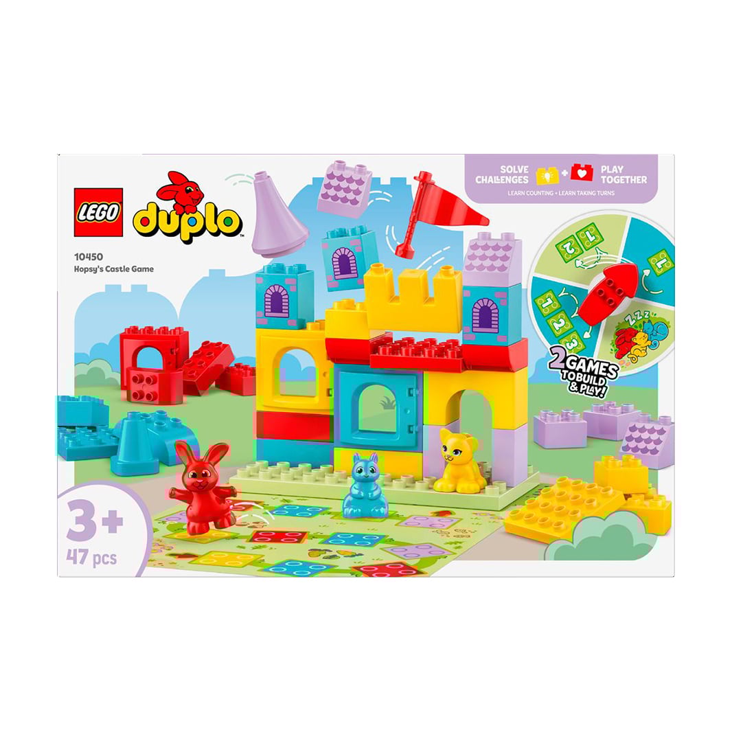 

Конструктор LEGO Duplo Гра Замок Хопсі, 47 деталей, від 3 років (10450)