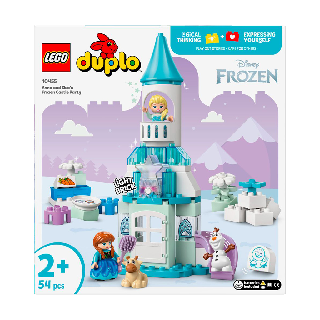 

Конструктор LEGO Duplo Вечірка у крижаному палаці Ельзи та Анни, 54 деталі, від 2 років (10455)