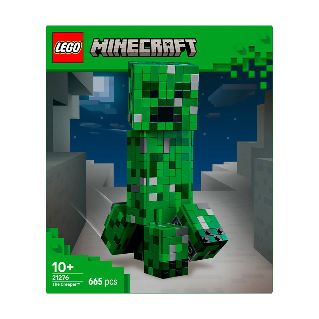 

Конструктор LEGO Minecraft Кріпер, 665 деталей, від 10 років (21276)