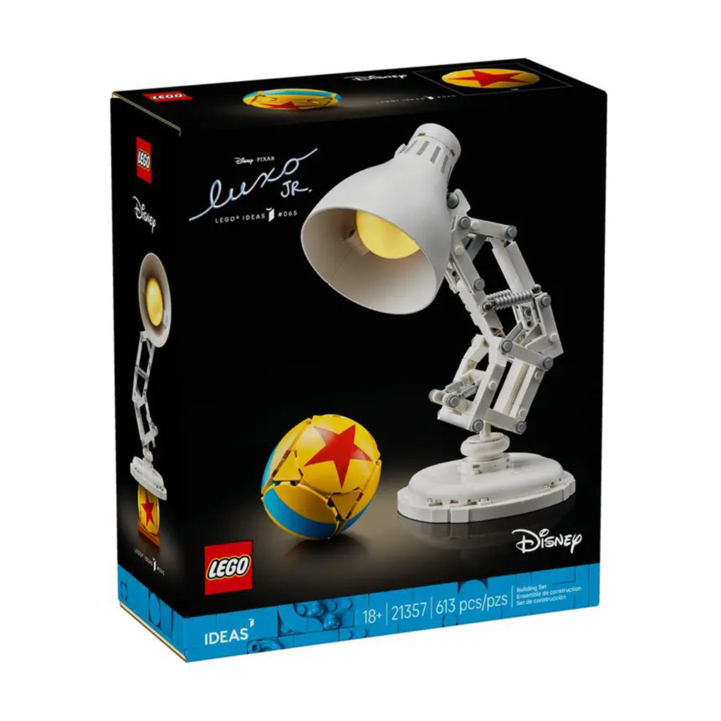 

Конструктор LEGO Ideas Disney Pixar Luxo Jr., 613 деталей, від 18 років (21357)