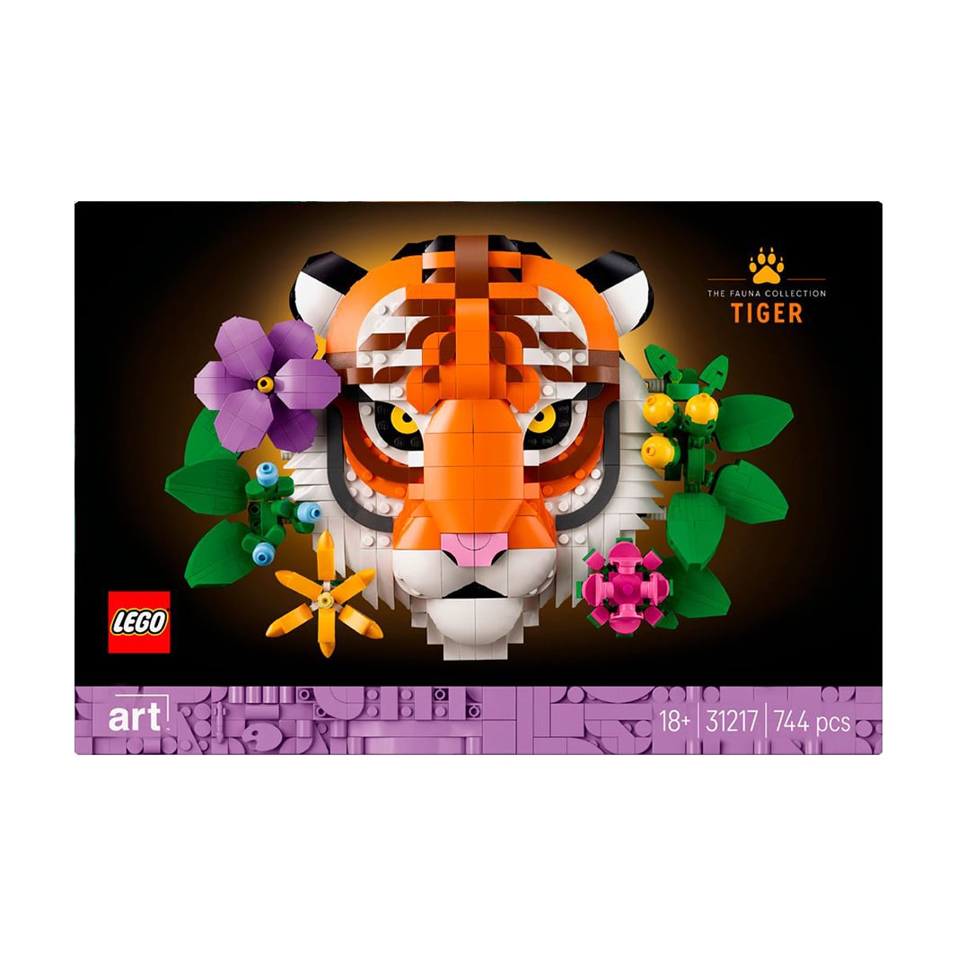 

Конструктор LEGO Art Колекція фауни-Тигр, 744 деталі, від 18 років (31217)