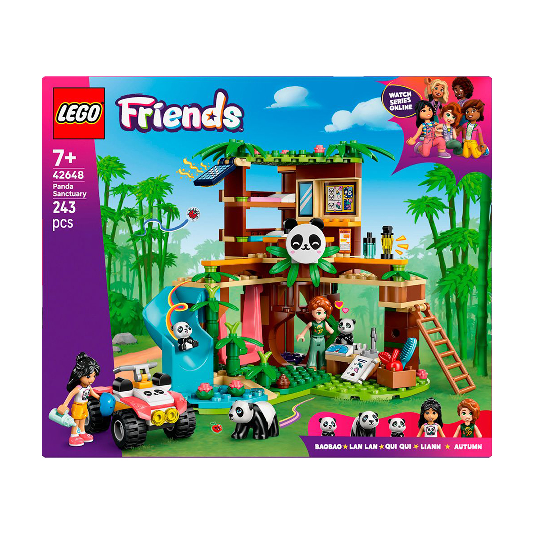 

Конструктор LEGO Friends Догляд за тваринами в заповіднику панд, 243 деталі, від 7 років (42648)