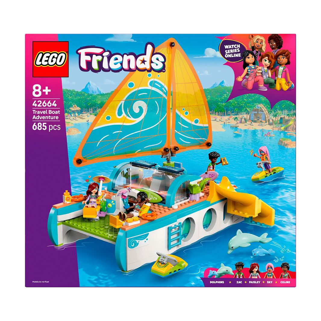 

Конструктор LEGO Friends Пригоди на туристичному човні, 685 деталей, від 8 років (42664)