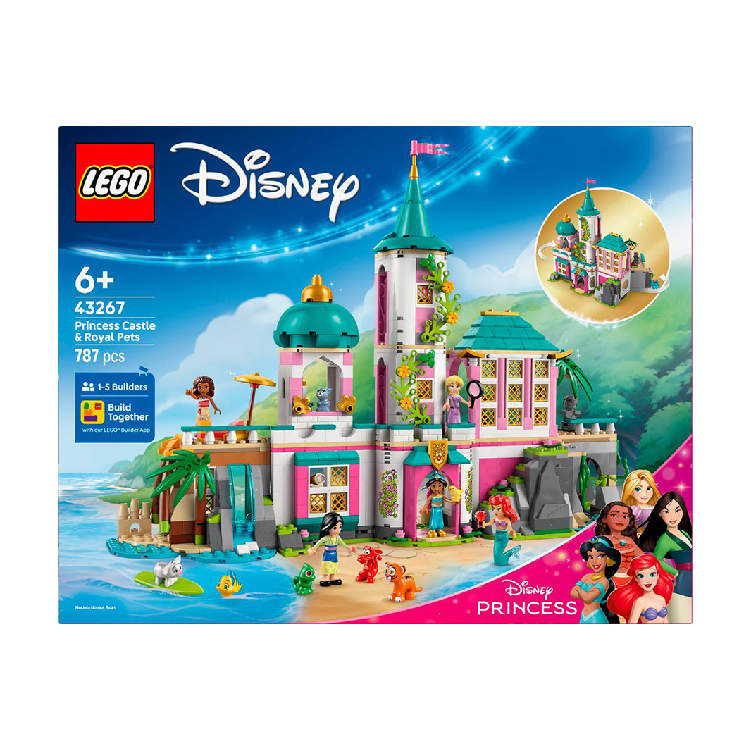 Конструктор LEGO Disney Замок принцеси та королівські улюбленці, 787 деталей, від 6 років (43267)