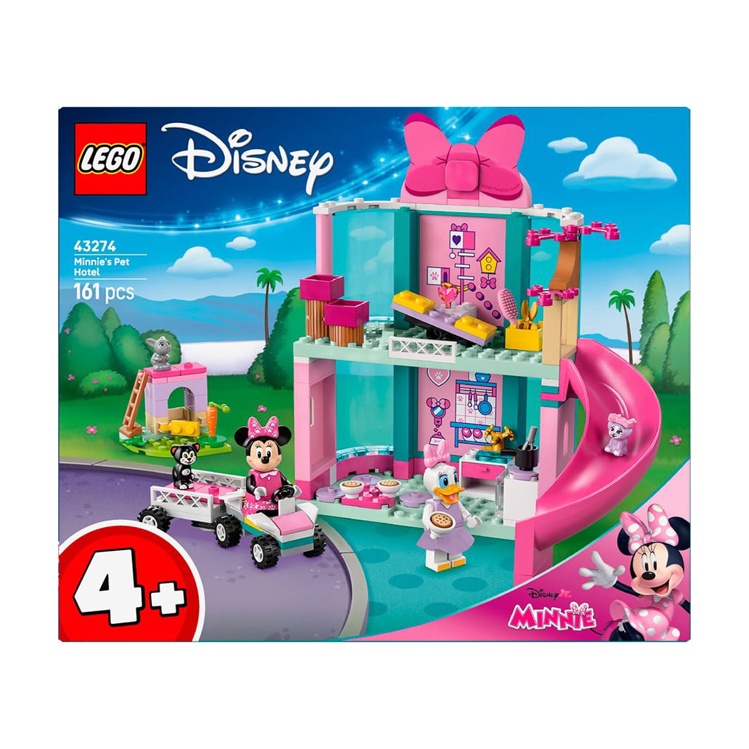 

Конструктор LEGO Disney Готель Мінні для домашніх улюбленців, 161 деталь, від 4 років (43274)
