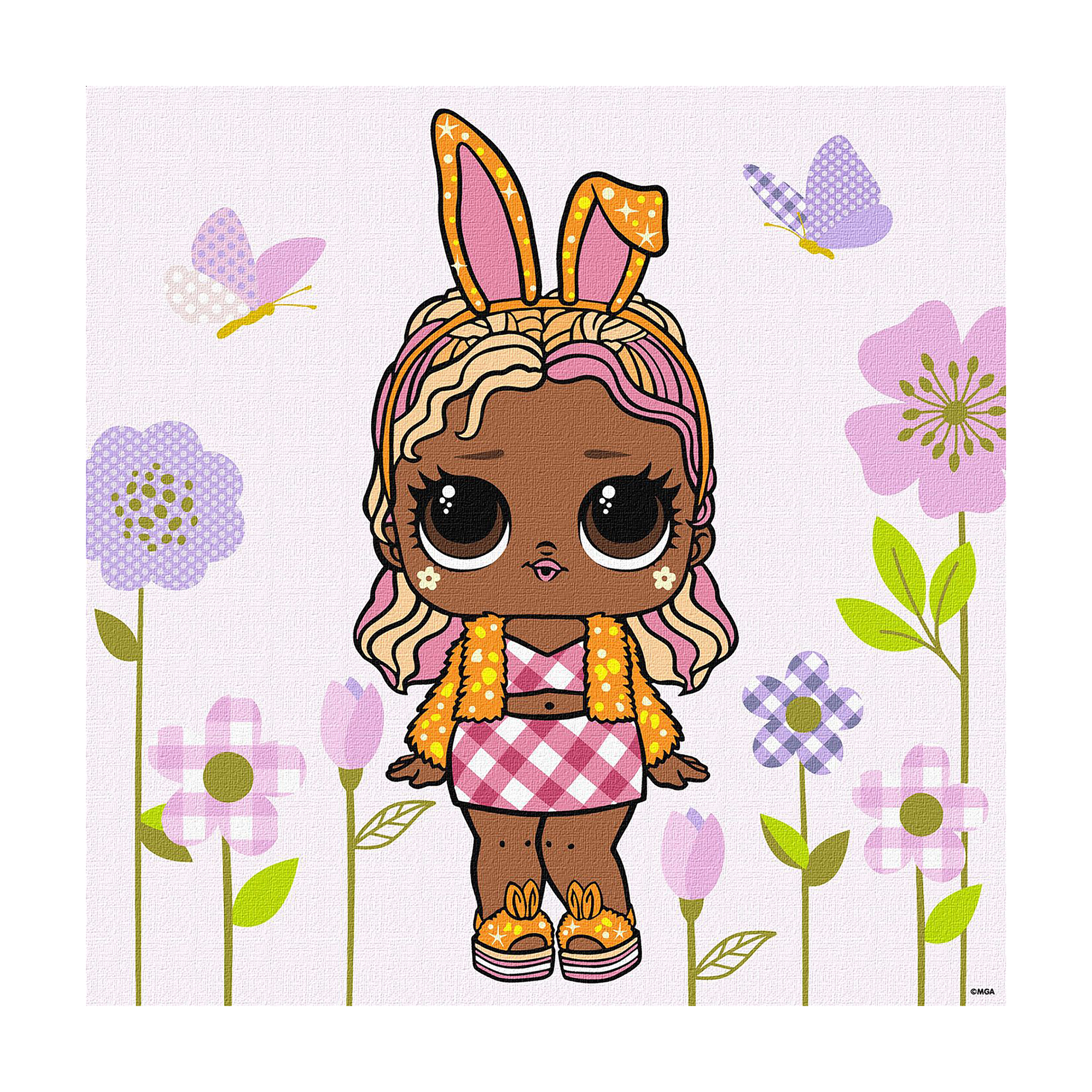 

Картина за номерами Ideyka L.O.L. Surprise! Spring Bling BossBunny, 40*40 см (KHO1103)