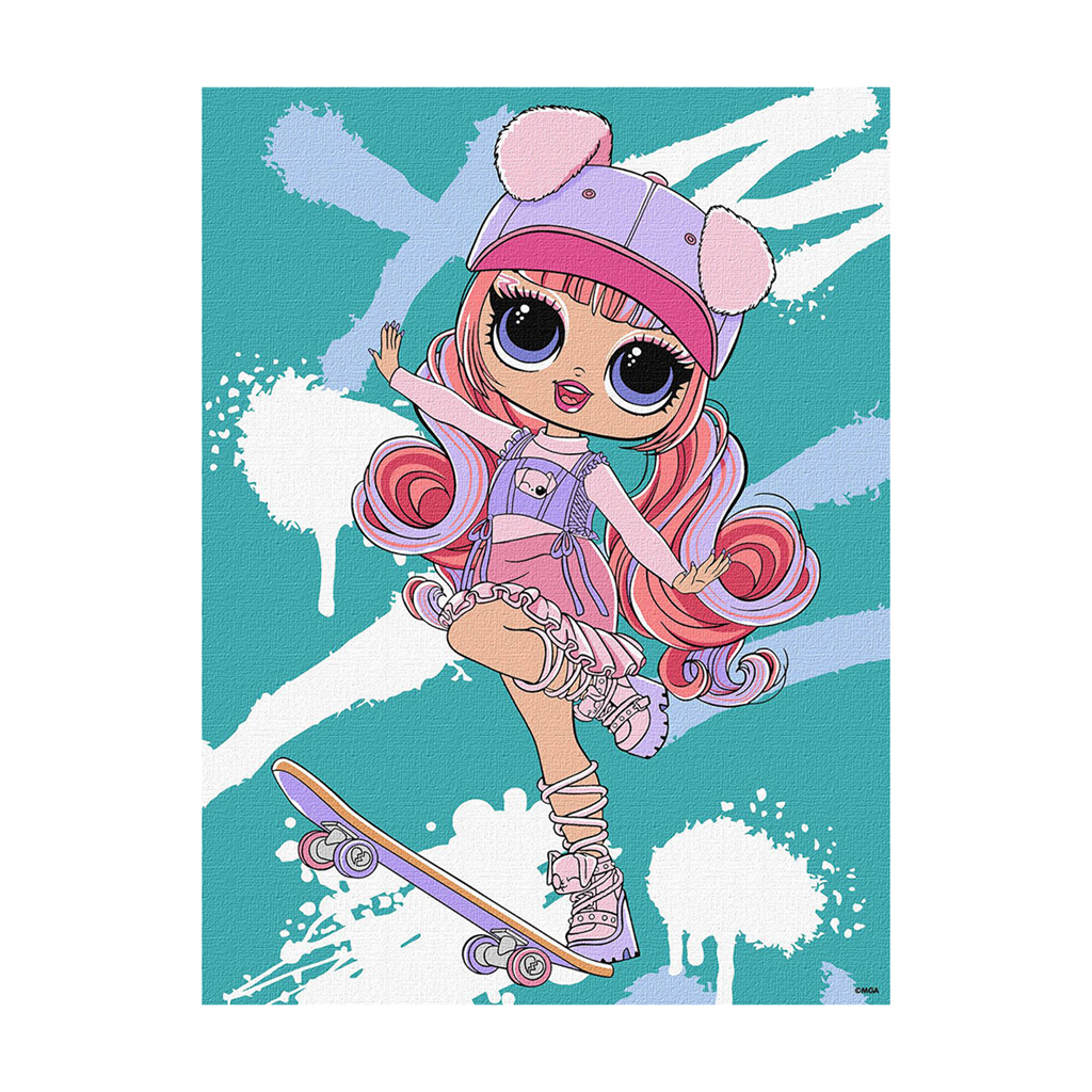 

Картина за номерами Ideyka L.O.L. Surprise! Tweens Skate Dance Ali Dance 2, 30*40 см (KHO1208)