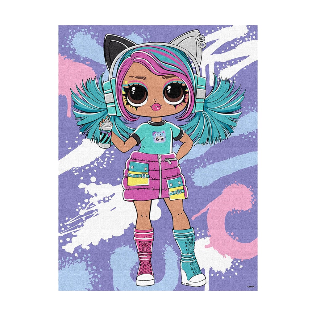 

Картина за номерами Ideyka L.O.L. Surprise! Tweens Skate Dance Emma Emo, 30*40 см (KHO1212)