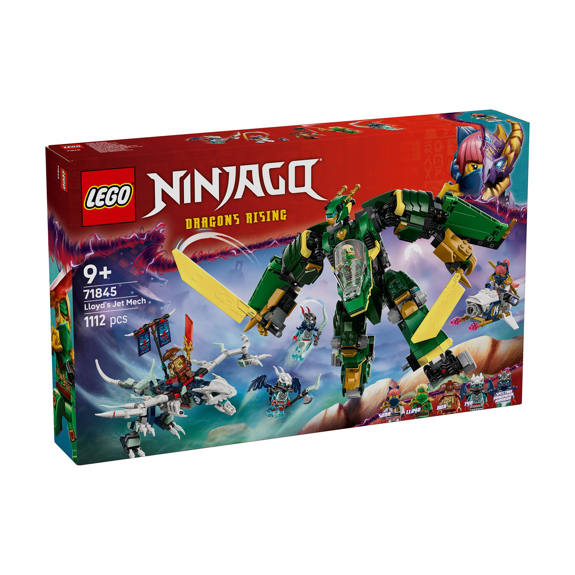 

Конструктор LEGO Ninjago Реактивний робот Ллойда, 1112 деталей, від 9 років (71845)